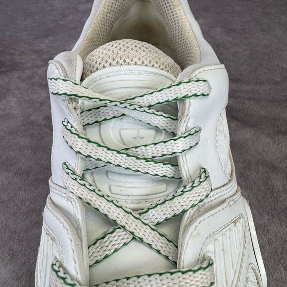 Gucci Basket Low 'White Demetra Green' Trainers 698785 Size 9 - Picture 4 of 16